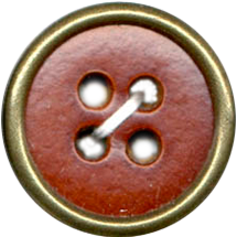 Brass Leather Button